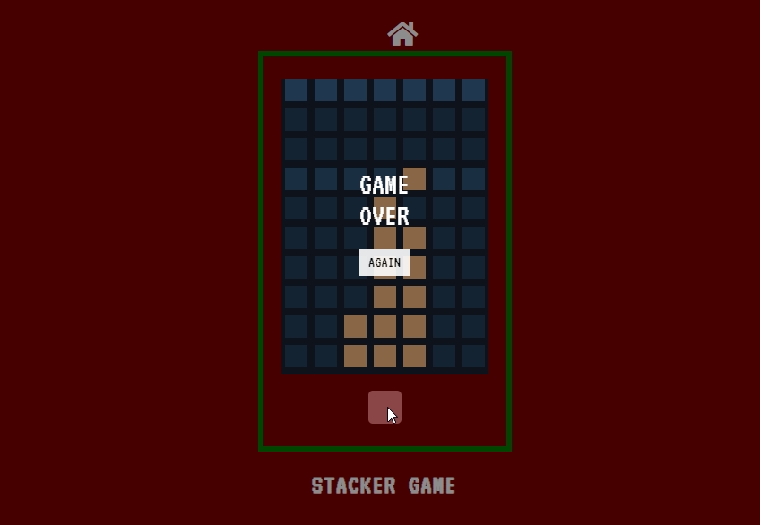 دانلود بازی Stacker Game با html و css