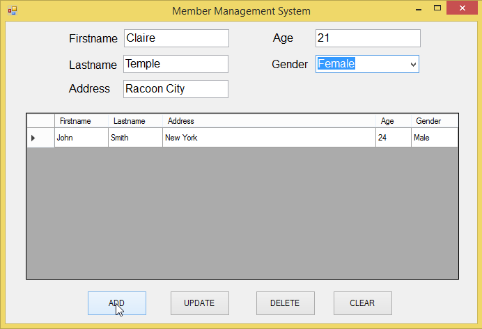سورس سیستم مدیریت اعضا با C#