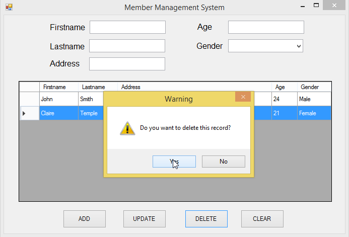 سورس سیستم مدیریت اعضا با C#