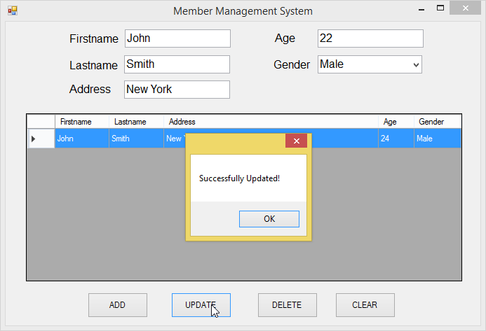 سورس سیستم مدیریت اعضا با C#