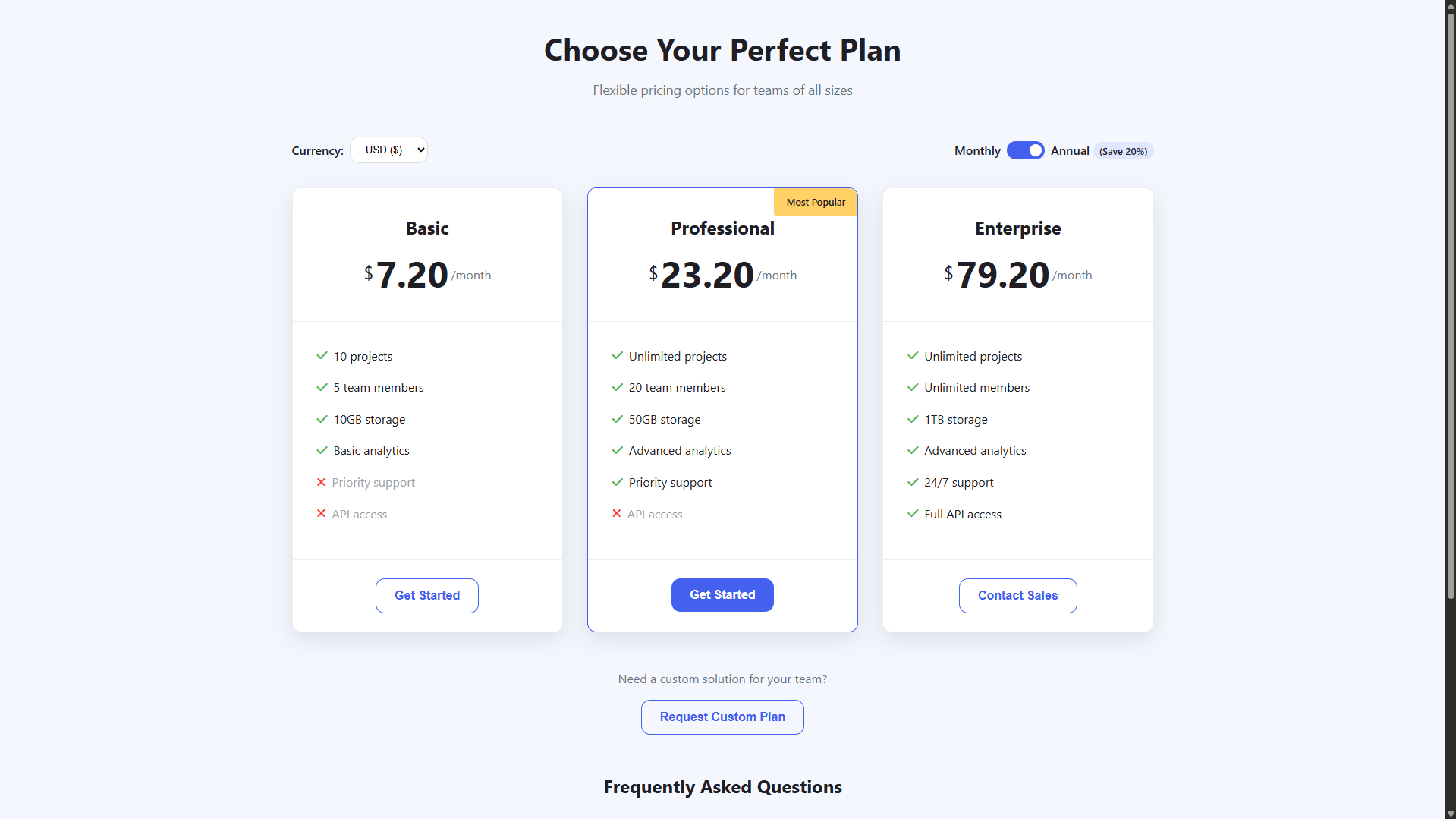 سورس جدول قیمت با استفاده از html,css